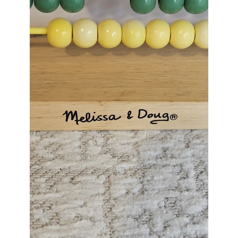 Melissa & Doug‎ Colorful Wooden Abacus For Learning Math
